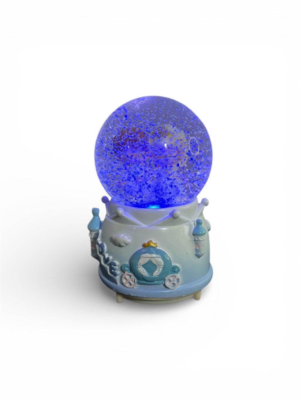 Bola de Nieve con Luz LED – Diseño Castillo